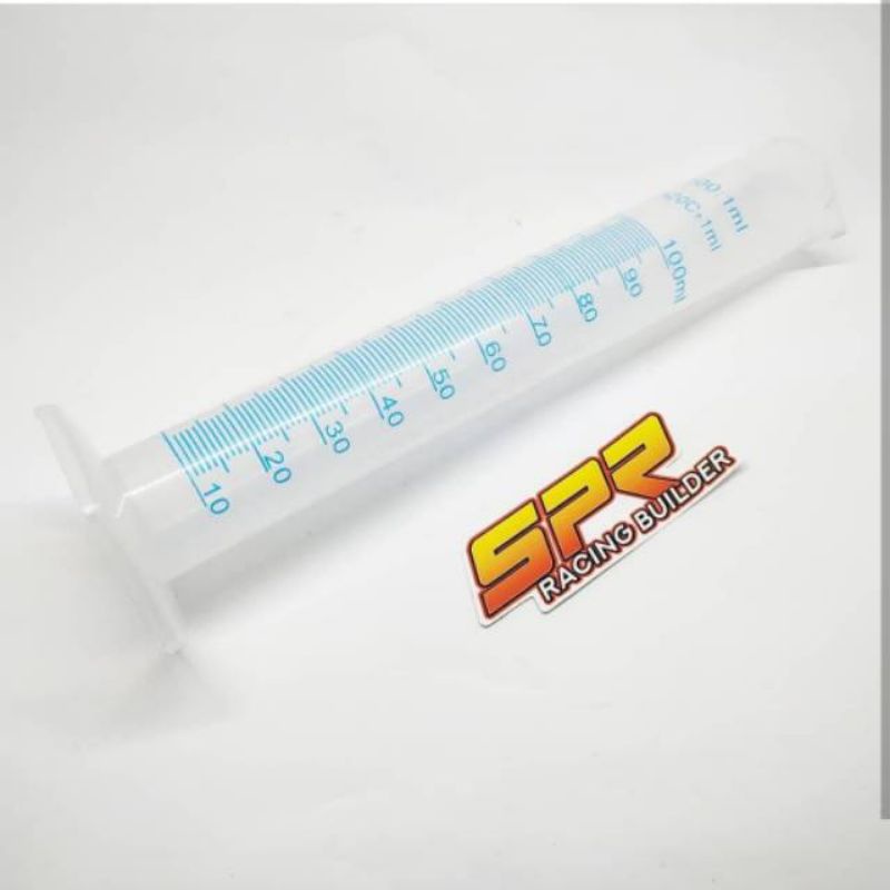 GELAS UKUR / TAKARAN OLI SAMPING 100ml SPR RACING