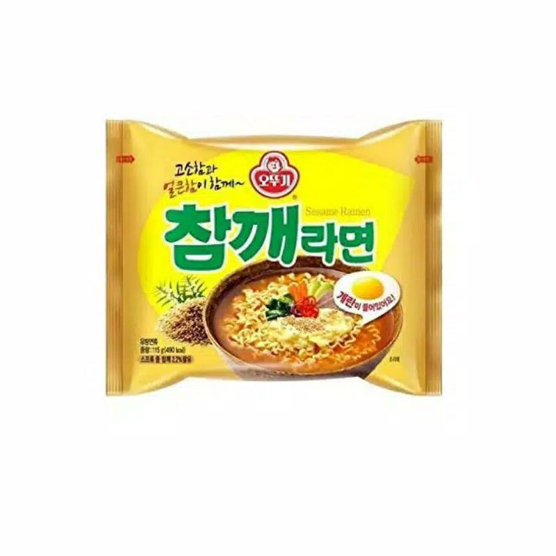 

Ottogi Mie Instan Korea Chamke Ramyun - Sesame Ramyun 180gr