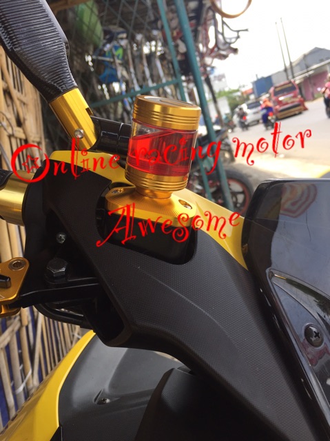 Cover master rem - tutup master rem variasi model stempel transparan fastbikes variasi universal