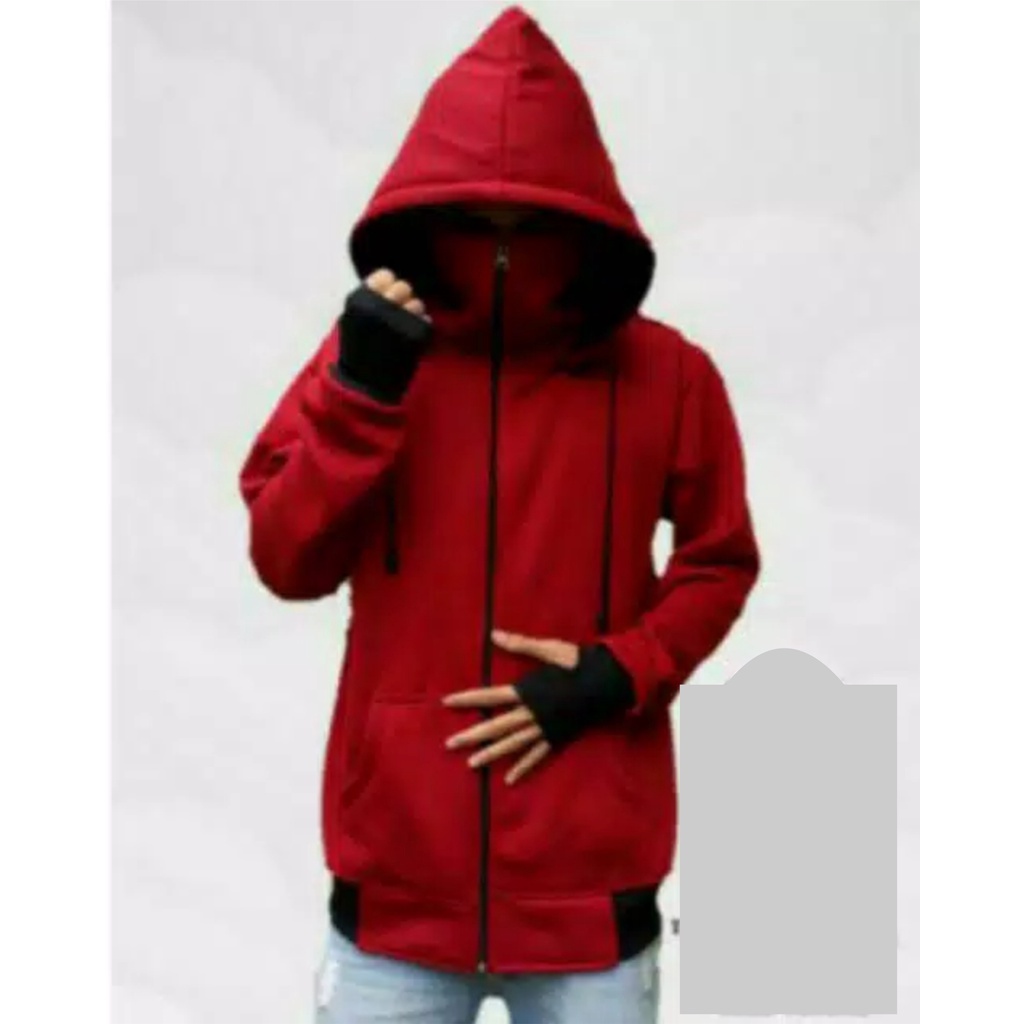 JAKET JUMBO ROUNDHAND NINJA PRIA WANITA DEWASA FLEECE POLOS TERBARU