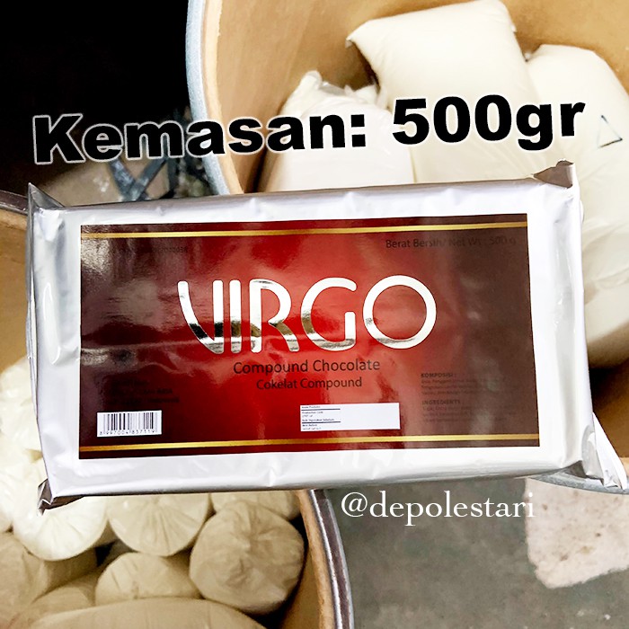 

VIRGO Dark Chocolate Compound 500gram
