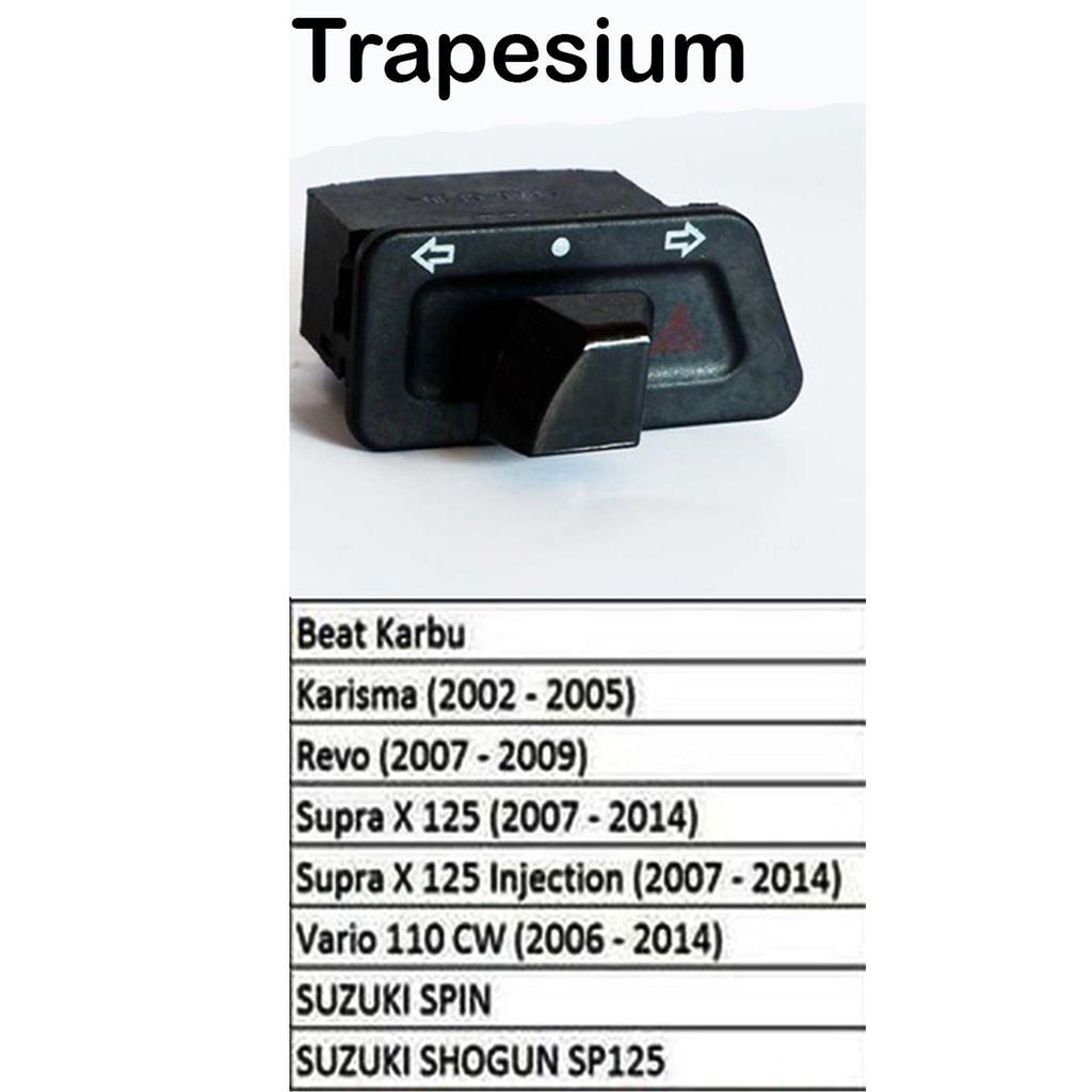saklar hazard sen sein motor honda beat karbu fi vario scoopy supra x kharisma vario 125 150 old