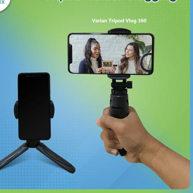 Tripod Support Mini Vlogging | Tripod Kamera Handphone 360 PIXMIX - Tripod Vlog 360