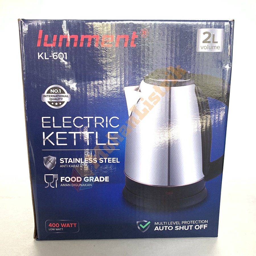 Teko Listrik Stainless Steel Pemanas Air Kettle Electric 2L Murah