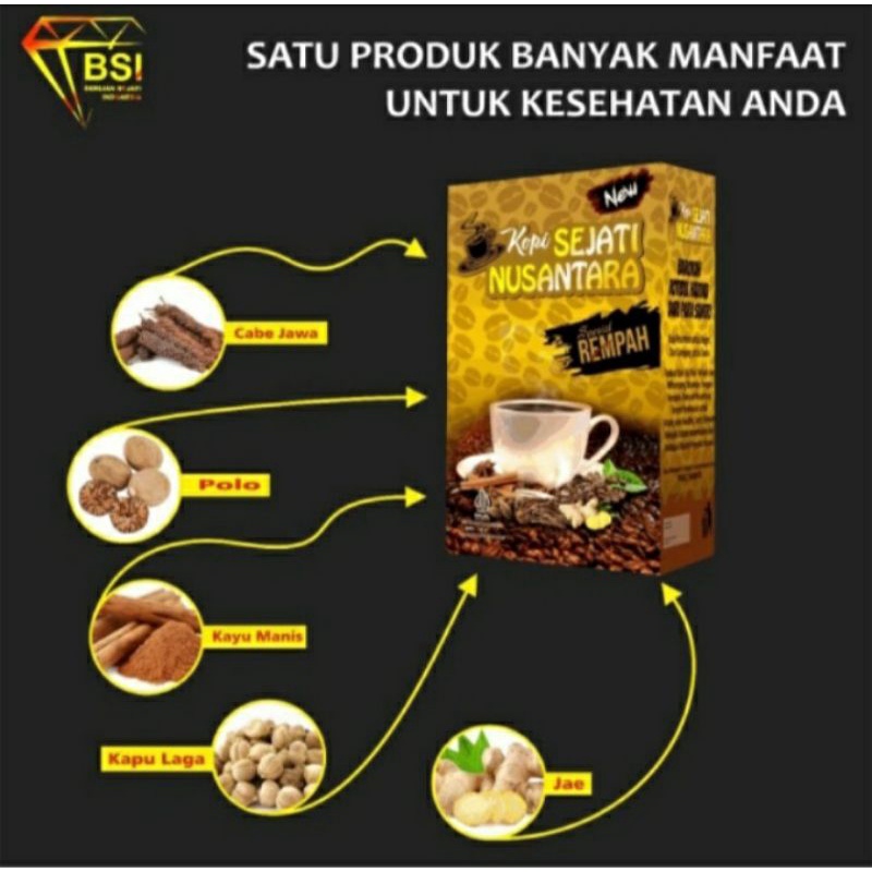 KOPI SEJATI NUSANTARA 1 Box isi 15 Sachet