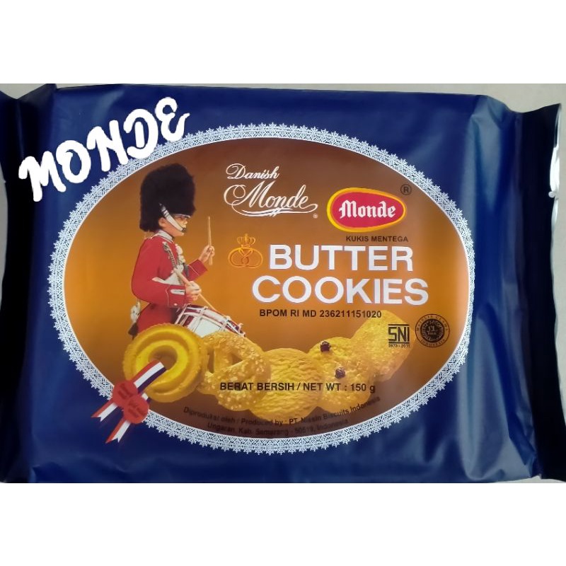 

monde butter cookies 150 gr