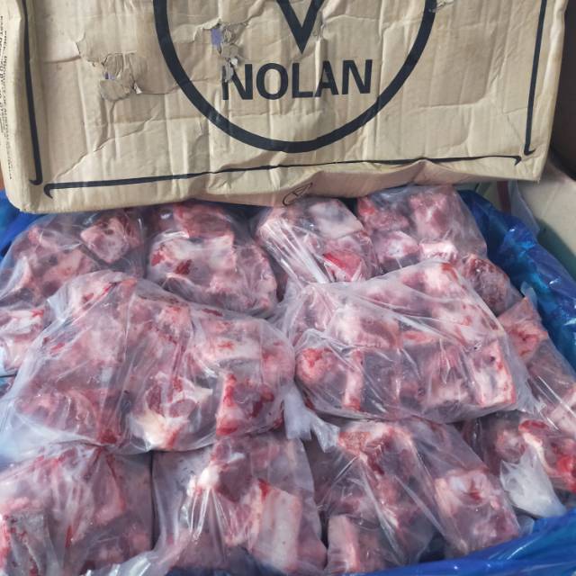 Tulangan iga Nolan 1kg /tulang sapi / tulang nolan