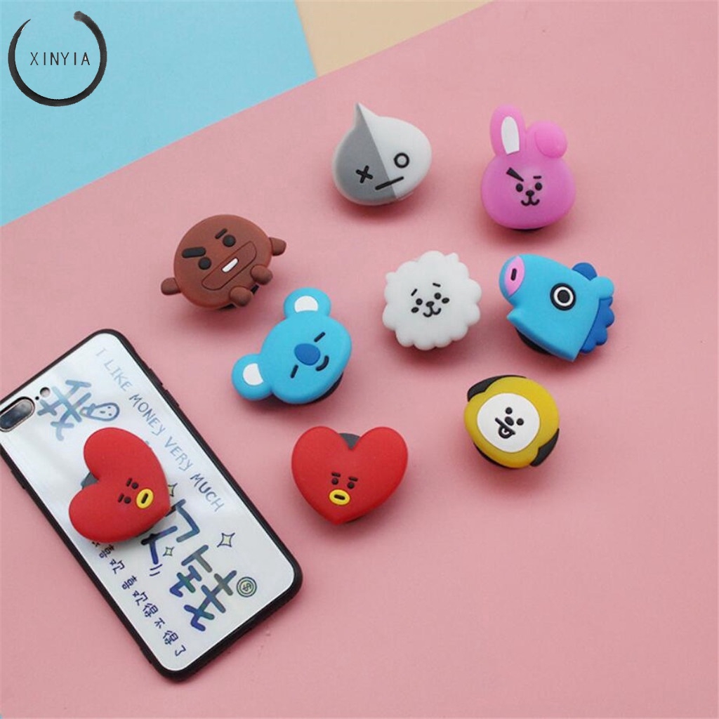 8 Gaya BTS bt21 Holder Handphone untuk Hadiah