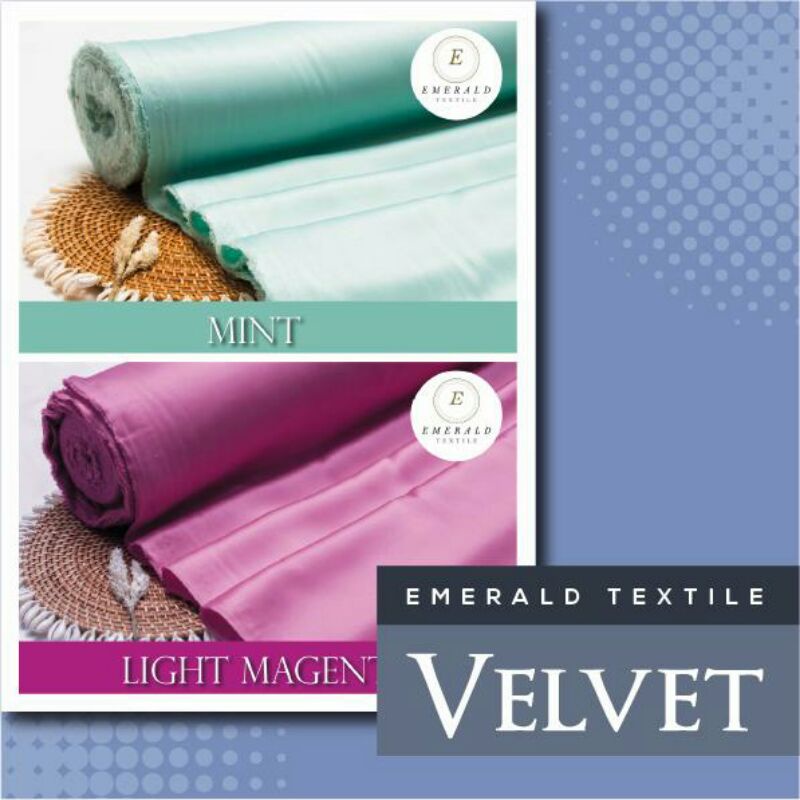 ( BUKAN HIJAB ) 1 METER kain Satin Velvet Roberto Cavalli Silk Premium ( HARGA PER 1 METER KAIN )