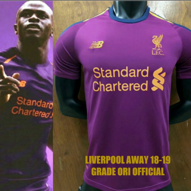 Jersey Liverpool Away 2018-2019 Official Grade Ori