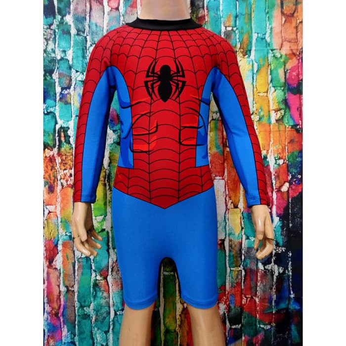 BIG SALE Baju Renang Cowok Diving Anak TK karakter premium usia 2-7tahun - 2-3 tahun