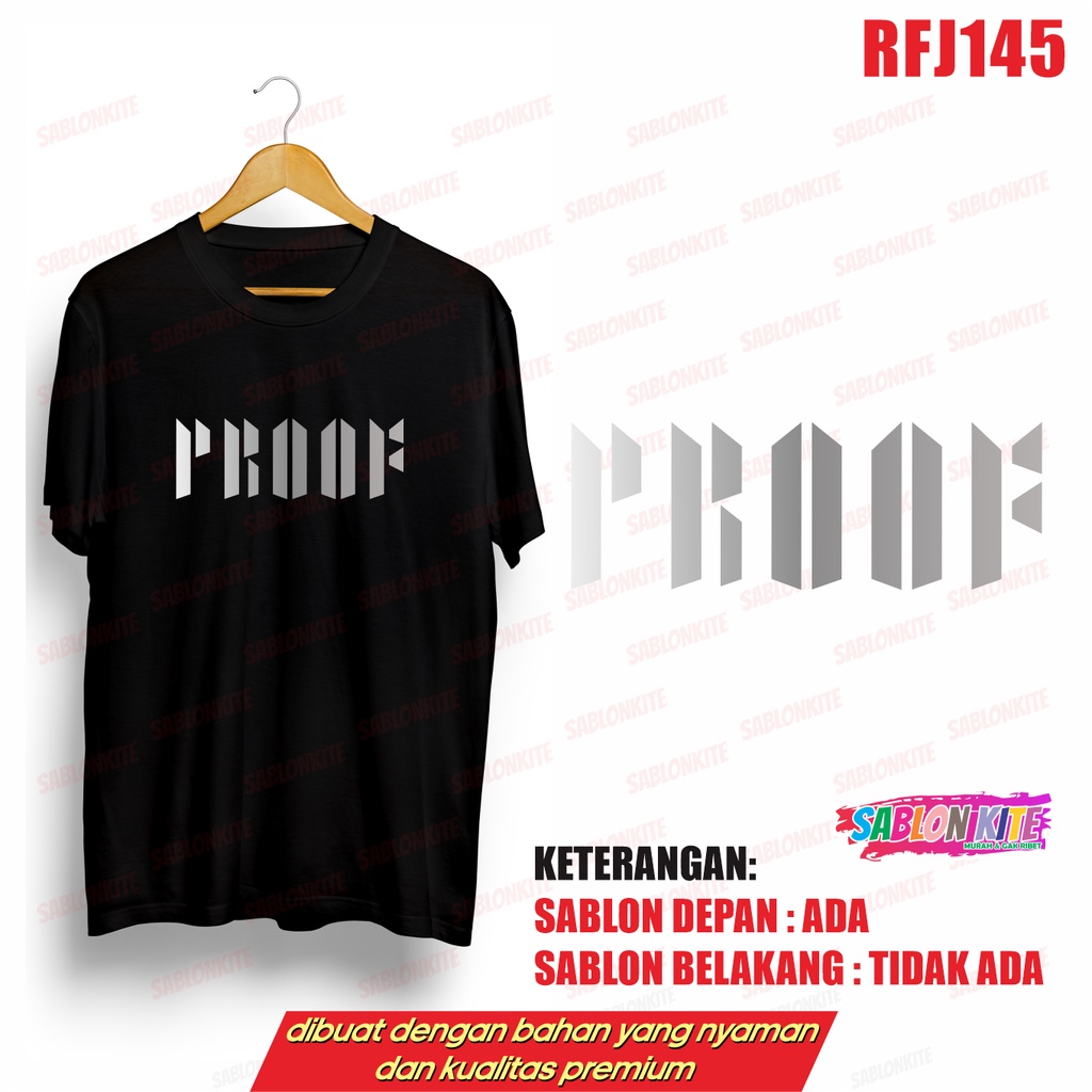 MURAH!!! KAOS KPOP PROOF TULISAN BESAR RFJ145