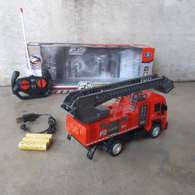 RC Car Truck Pemadam Kebakaran - Mobil Truk Fire Remote Control Damkar