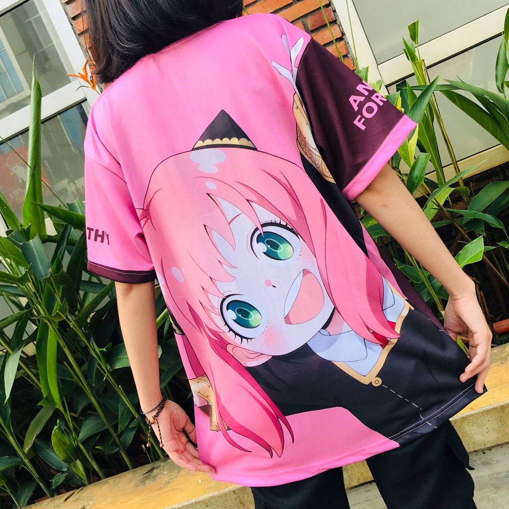 Tshirt Anya Big Fullprint Anime Manga SPY x Family Premium Unisex