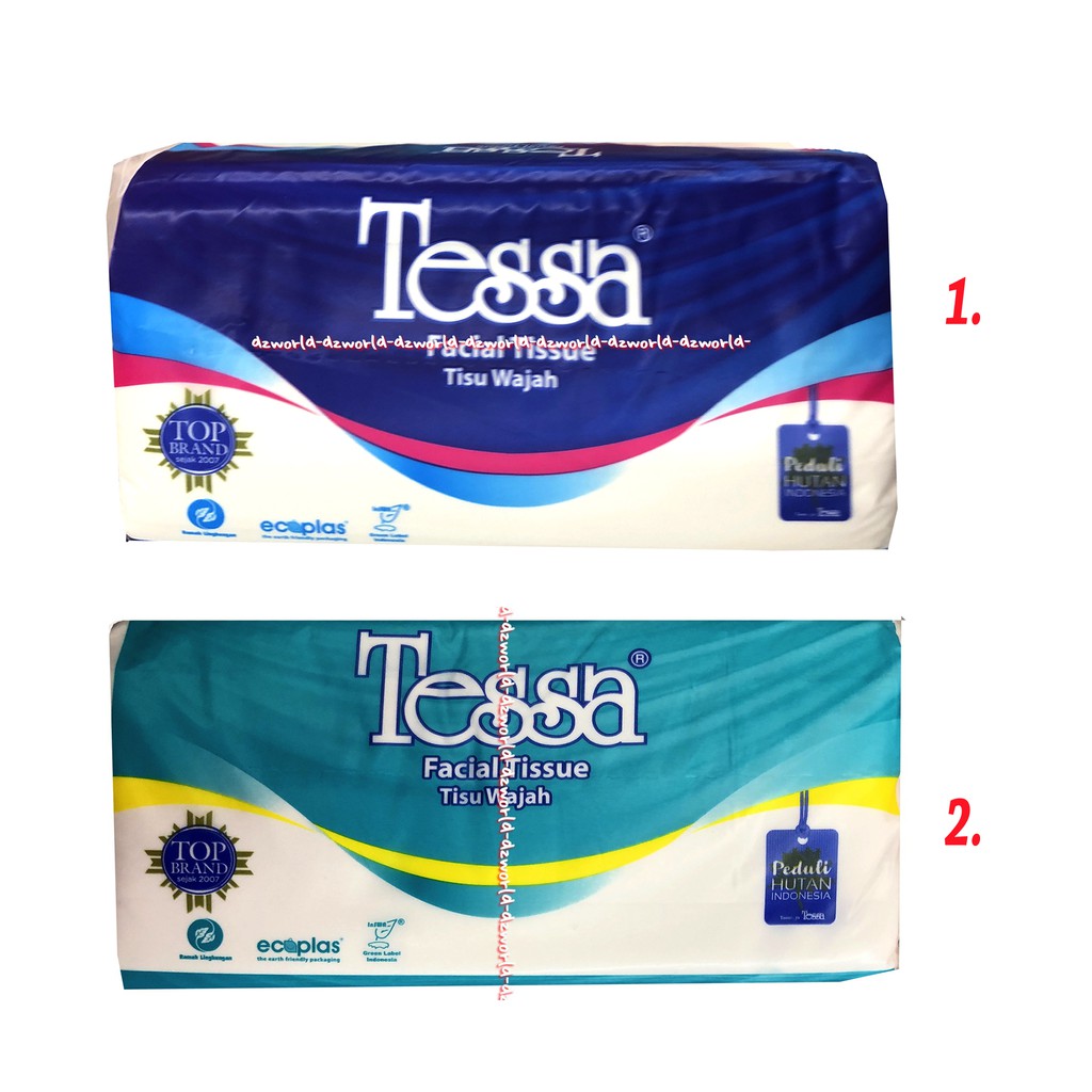 Tessa Facial Tissue 200ply Tissu Wajah Lembut Tesa Ramah Lingkungan