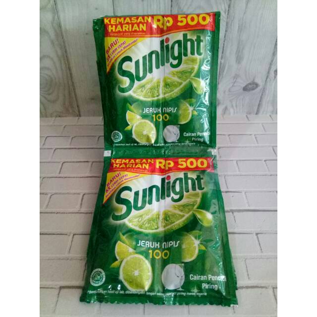 PROMO Sabun Cuci Piring SUNLIGHT Jeruk Nipis 16ml (Isi 12 sachet /1 Renceng)