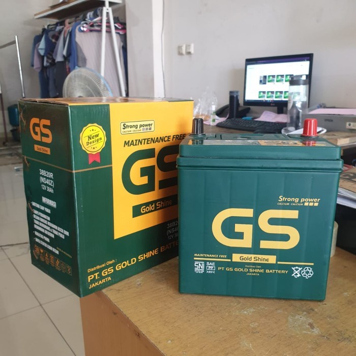 Aki Mobil Suzuki Vitara (1992-1995), Escudo (1993) GS NS40Z (38B20R) AKI KERING MF