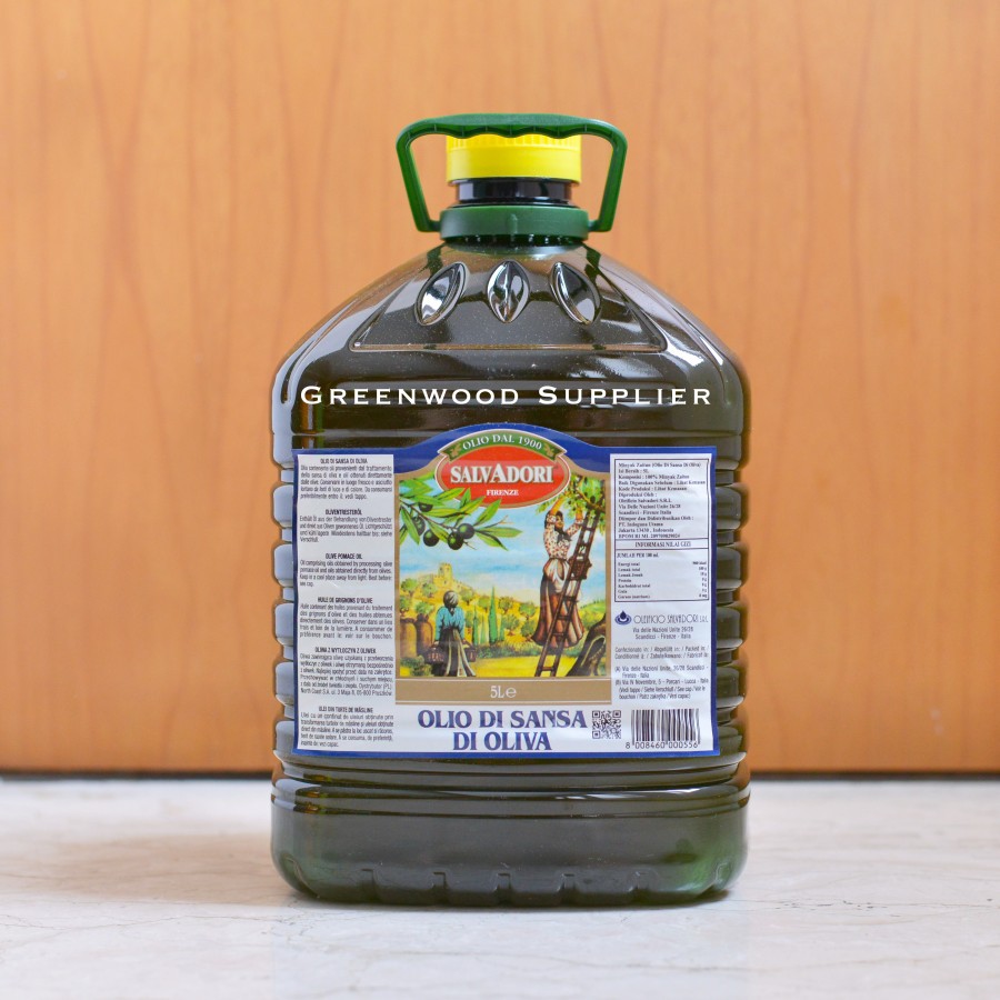 

Salvadori Pomace Olive Oil - 5 Liter (IMPORT ITALY) - EKSPEDISI