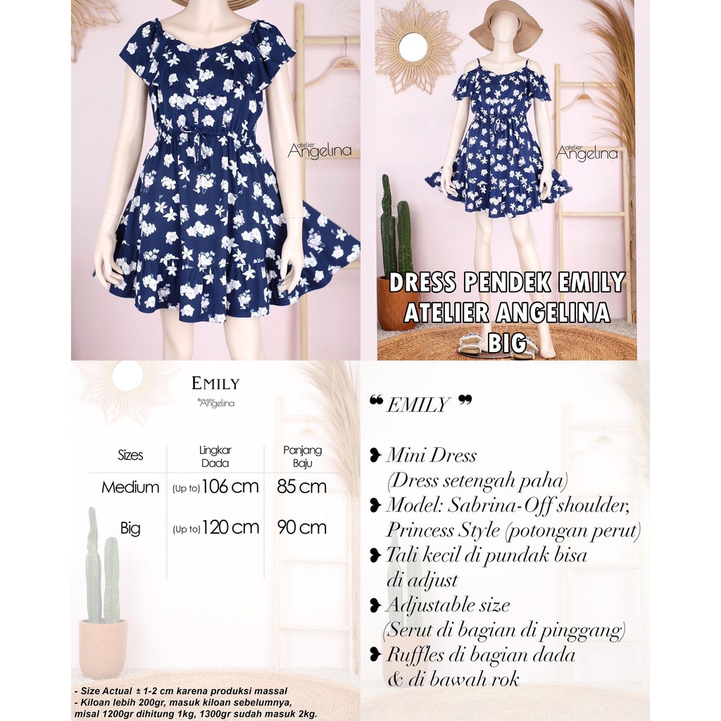 EMILY DRESS BIG - LILY ATELIER ANGELINA