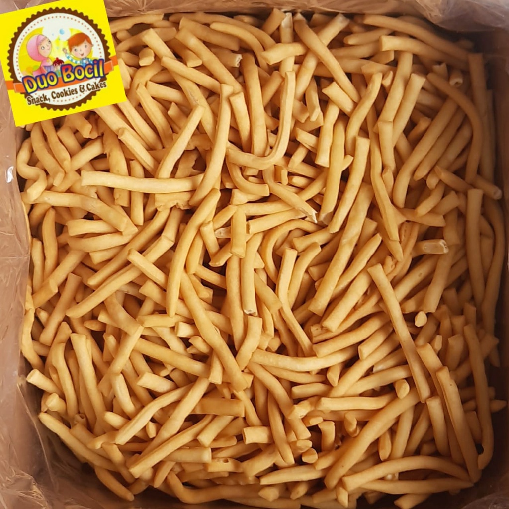 

Stik Bawang Gurih Asli Palembang 1 Kg - Duo Bocil Snack