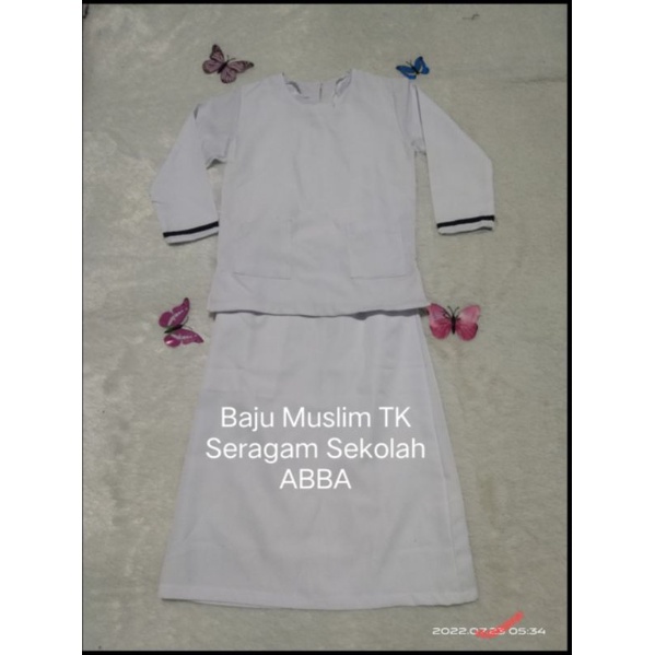 Setelan Baju Muslim TK Paud Putra Putri Ready Stock