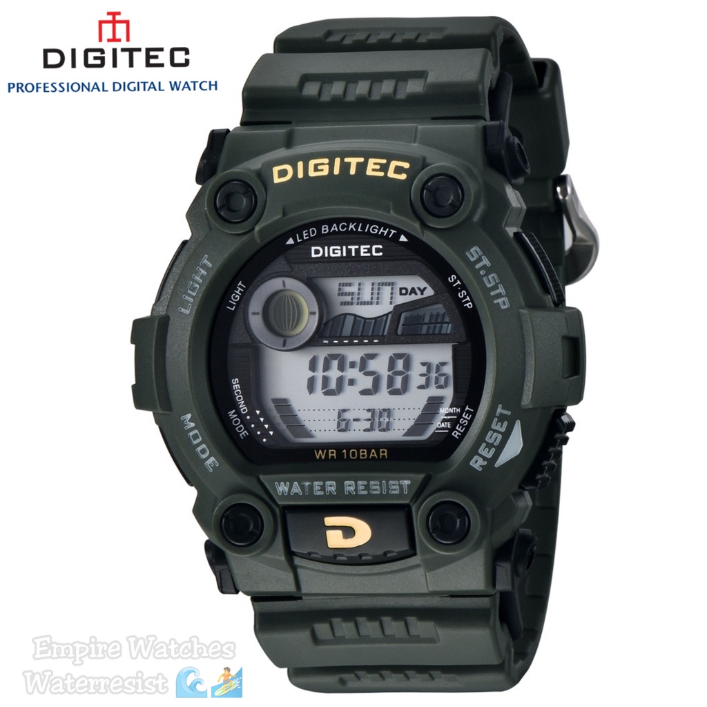 Jam Tangan Digitec DG5900T 5900 Pria Cowok Digital Strap Rubber Original Waterproof