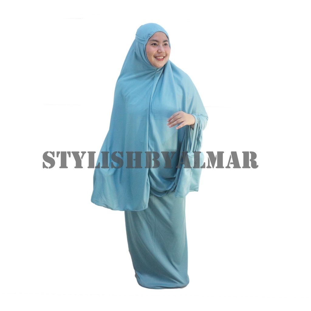Mukena Polos Katun Travel Hyget Premium Ukuran Dewasa Adem Berkualitas