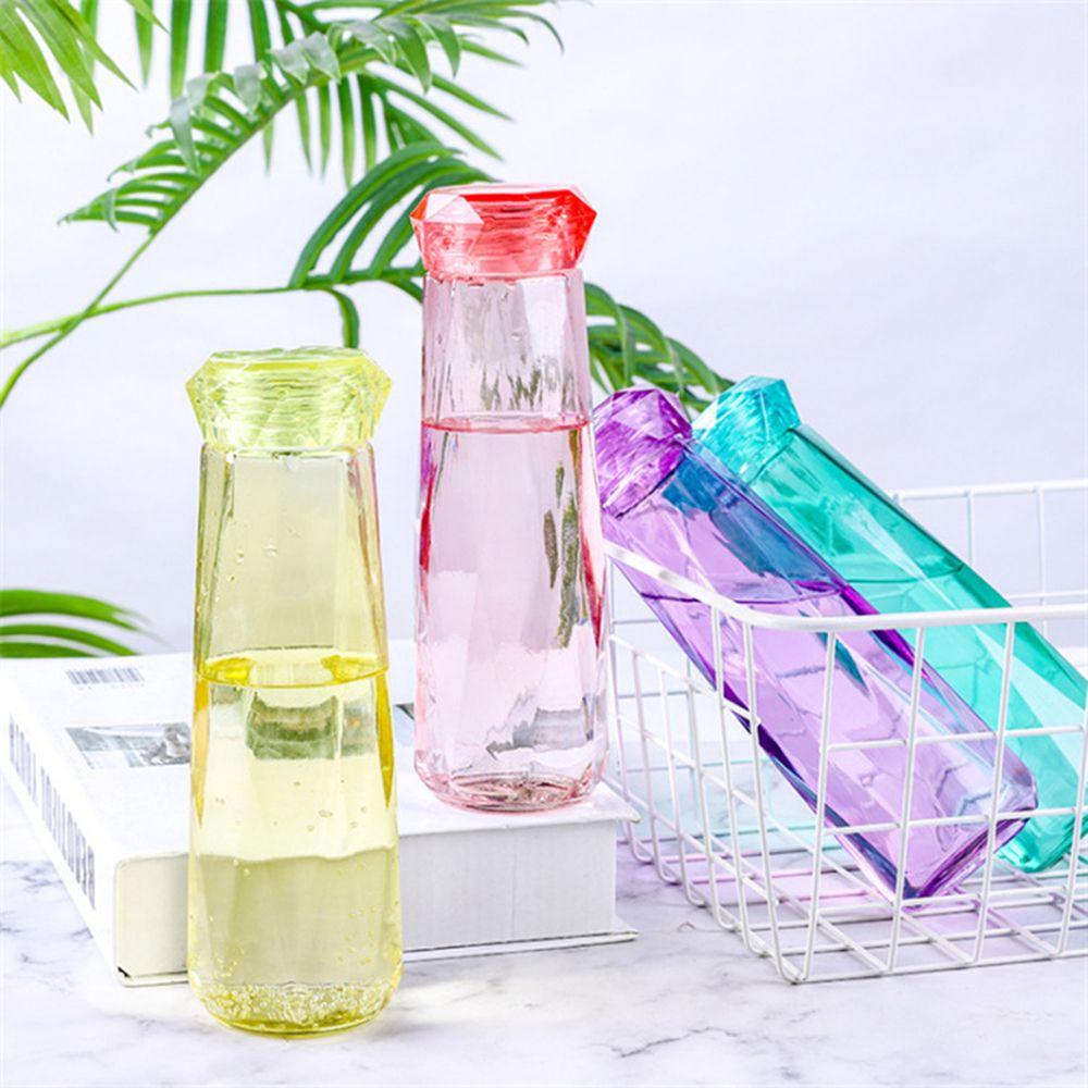 Solighter Water Bottle Cute Couple Cup Botol Kaca Kristal