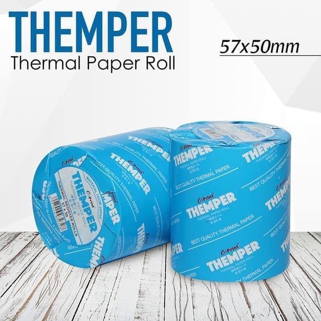 

E-PRINT Kertas Thermal/Kertas Struk 57x50mm Untuk Print Kasir, Printer Bluetooth, EDC dll