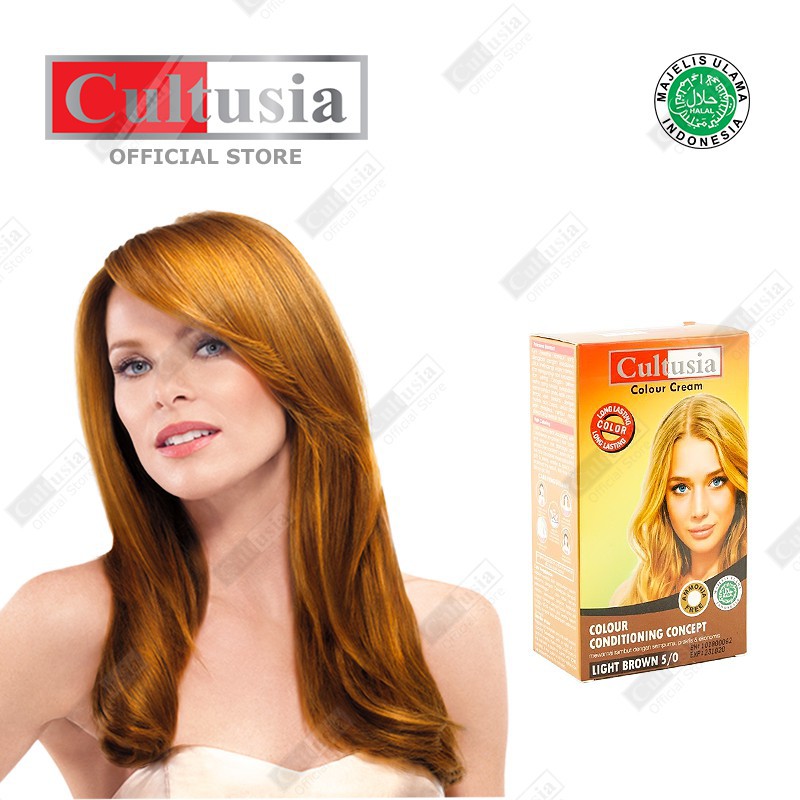 Cultusia Hair Color Light Brown 5 0 30 ML