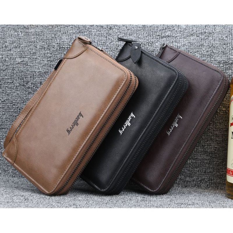 DOMPET PANJANG KULIT IMPORT PRIA COWOK LAKI-LAKI BATAM