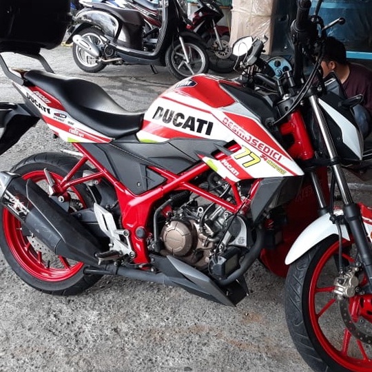 Modif Stiker HondaALL NEW CB 150 R ducati Grade B