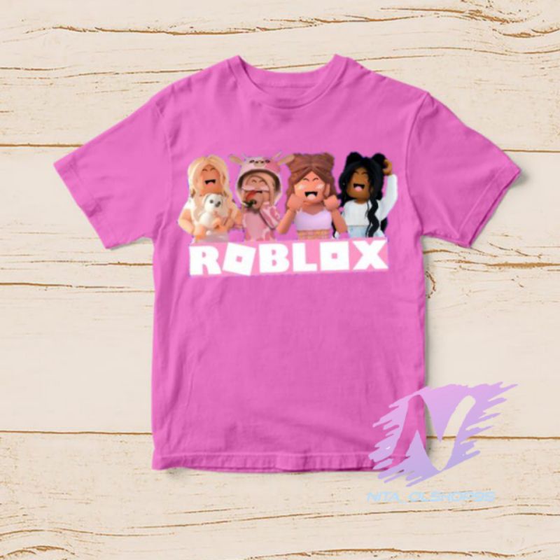 kaos roblox girl baju kaos anak roblok