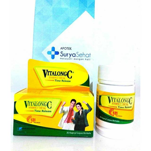 Vitalong C Botol isi 30 kapsul lepas berkala - Vitalong C + Zink