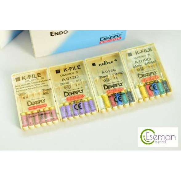 

D5H6 Dentsply K-File No.#08, #10, #15-40, #45-80 panjang #21mm dan #25mm Ready