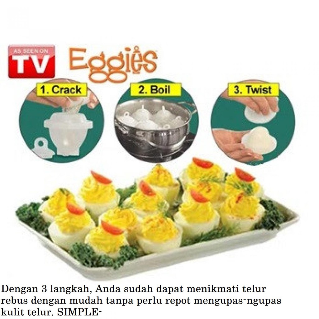 Alat Rebus Telur  - Eggies Egg Boiler- Rebus telor