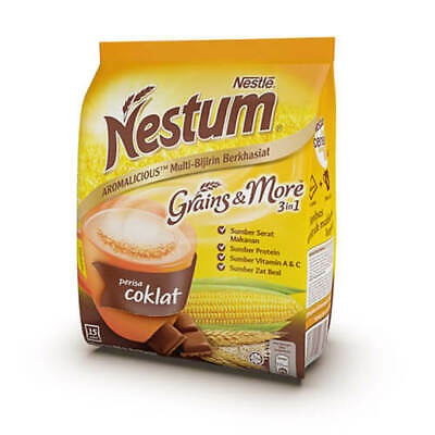 

Coklat 3in1 Nestum Grains & more 3 in 1 original Nestle 15bks malaysia oat sereal