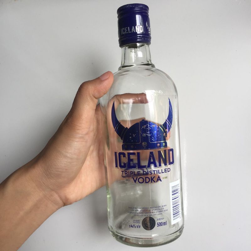 Botol koleksi Botol iceland Botol hiasan dinding kamar Botol antik