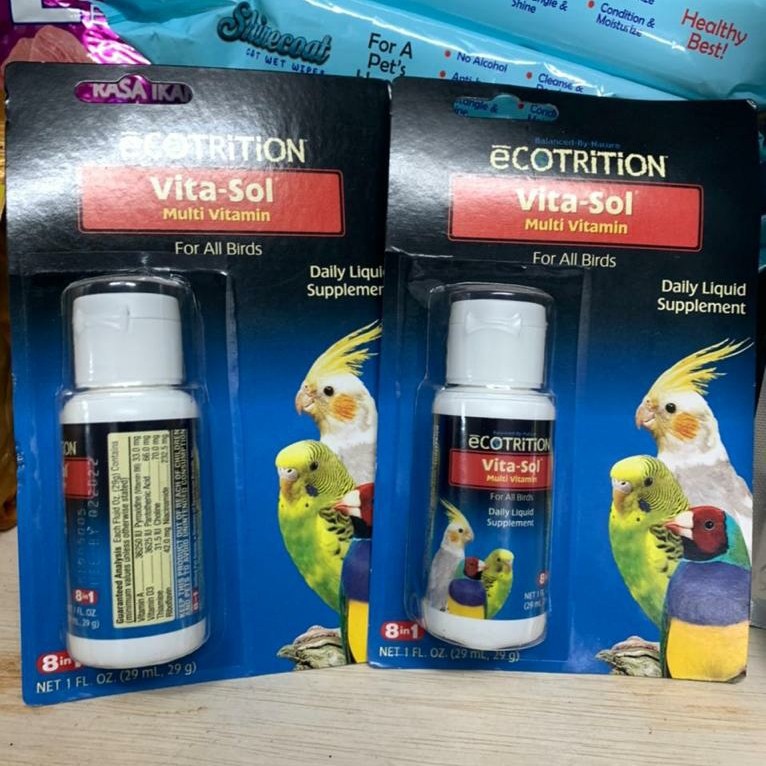 VITASOL 29ML VITAMIN BURUNG IMPORT