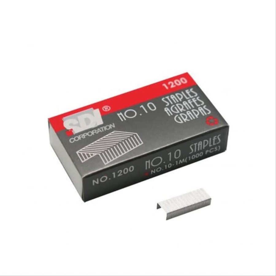 

SDI Staples Isi Stapler Hekter NO.10 1200 (1 BOX 20 PAK)