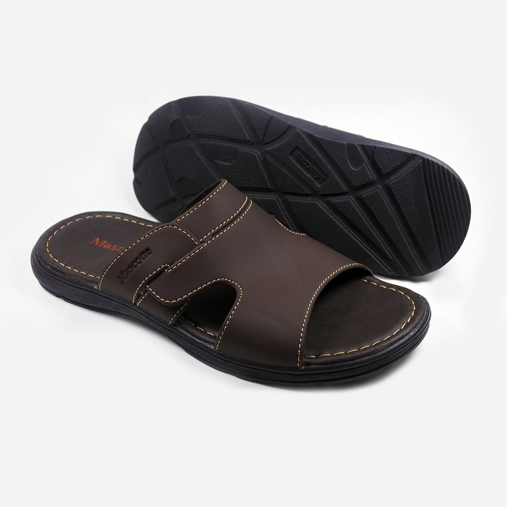 Mascotte LUMINA Sandal Pria 985.466-468 [ Cokelat, Hitam, Navy dan Camel ] / Ramayana Jatinegara