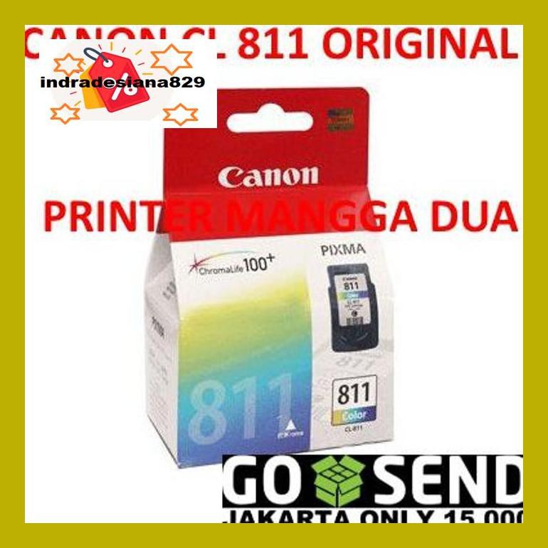 

Indr0Dpp Canon Cl 811 Color Ink Catridge Tinta Original 8D6Indrr