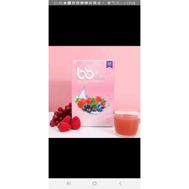 BB FLIMS minuman fiber kolagen pelangsing mixed berry HALAL BPOM