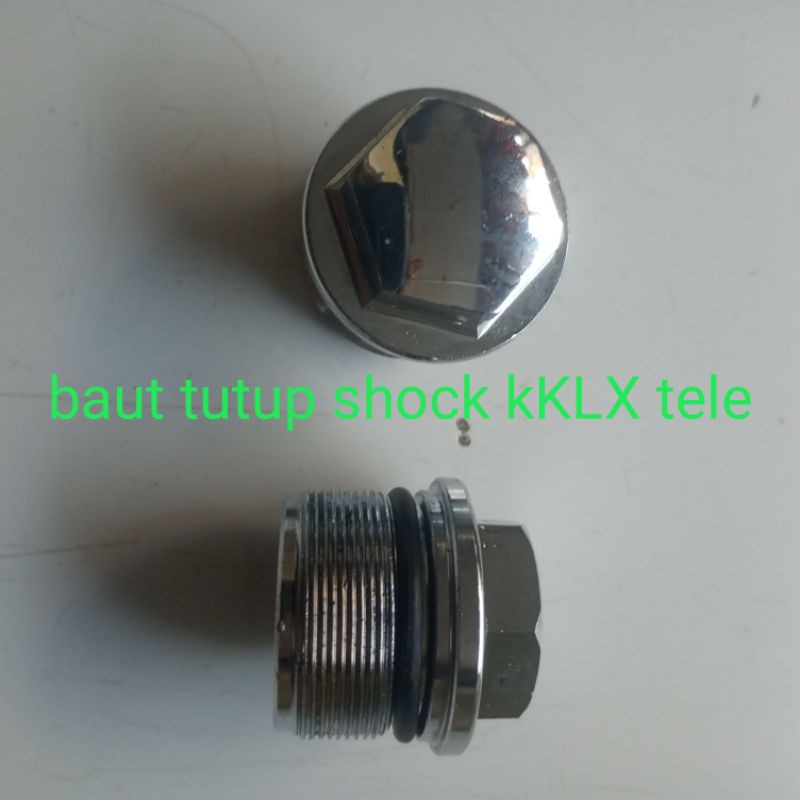 baut tutup shock depan KLX150 set 2pcs