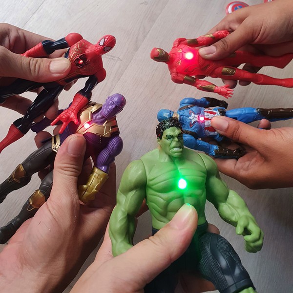 Lucky88toys ⭐⭐⭐⭐⭐MAINAN FIGURE ACTION AVENGER ISI 5 JUMBO 16 cm NO. 2165
