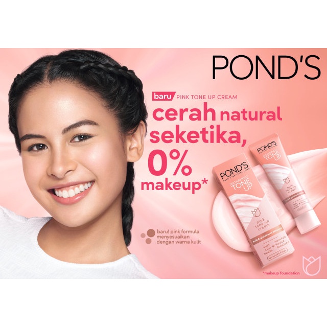 PONDS INSTABRIGHT PINK TONE UP CREAM PELEMBAB WAJAH