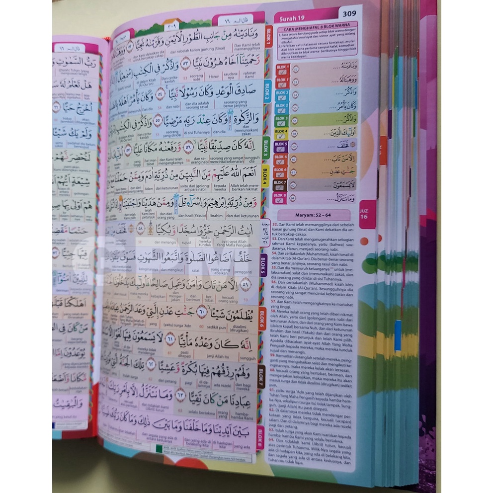 Al-Quran Hafalan HAFAZAN Per Kata JUNIOR 8 Blok (uk. A5)