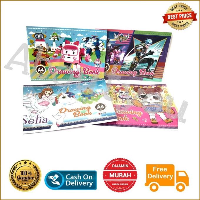 

Buku GAMBAR Anak A4 buku coret sketsa karakter lucu murah aboutyou34 Kualitas Baik
