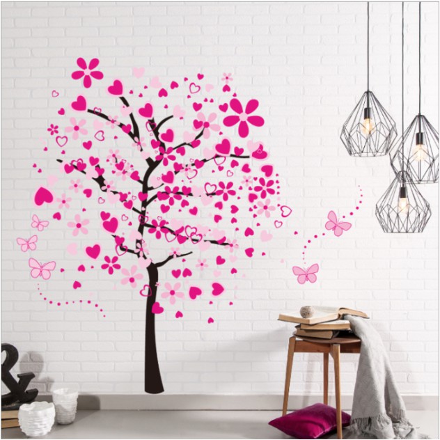 Dinding Stiker Transparan / Wall Sticker / (60x90cm x 2set) A04 TKM