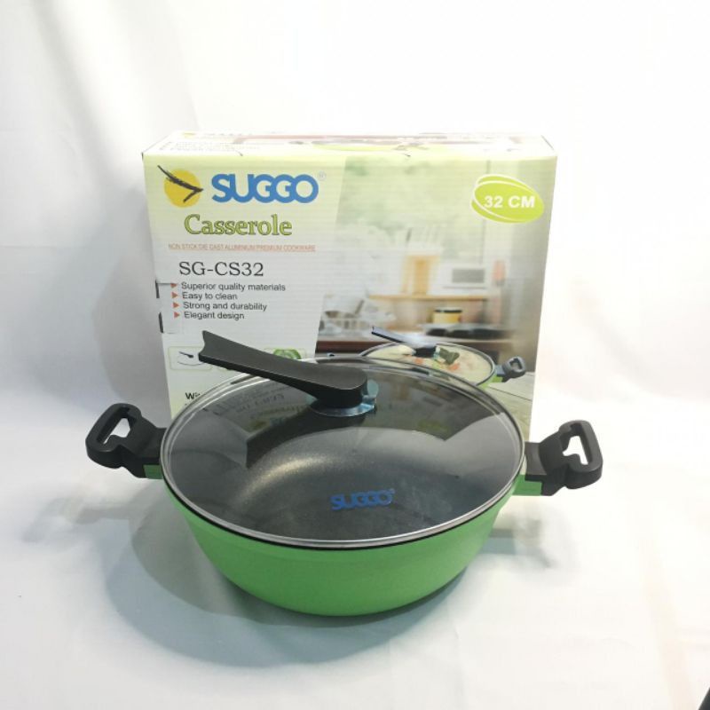 Wok Pan Casserole Suggo 32 Cm - Panci Wajan Suggo